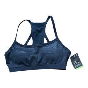 GapFit Sculpt Compression Sports Bra XS Black Camo Medium Support Racerback